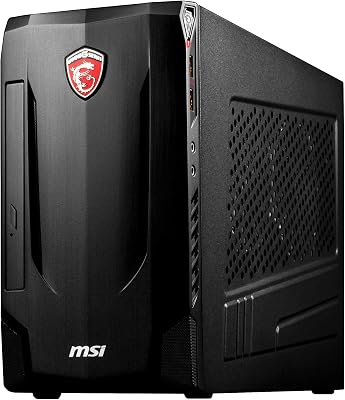 MSI Nightblade MIB 7RB-264US Small Form Factor Gaming Desktop GTX 1050Ti 4GB Core i5-7400 8GB 1TB Keyboard Mouse, Black