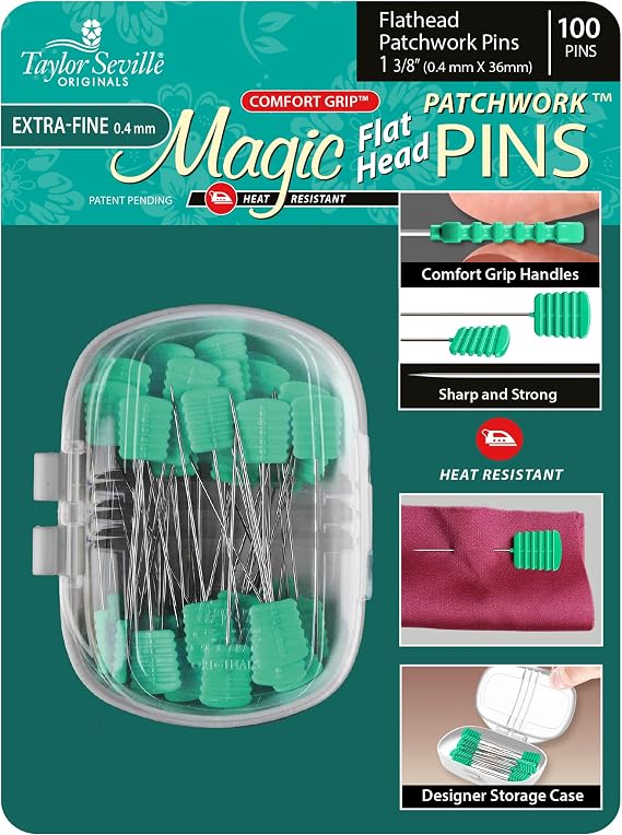Taylor Seville Magic Flat Head Patchwork Extra Fine .4 100PCS