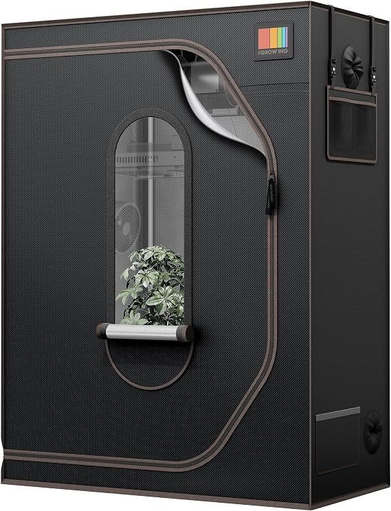 THE Growing 4x2 Grow Tent, Reflective Mylar Hydroponic Growing Chamber