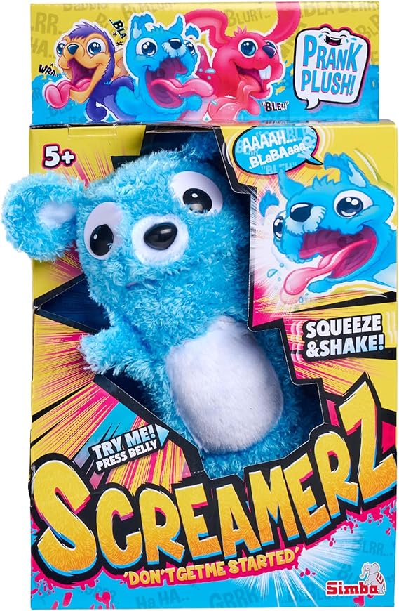 Simba SCREAMERZ Babbling Bear 30cm Interactive soft plush toy suitable age 5 and over