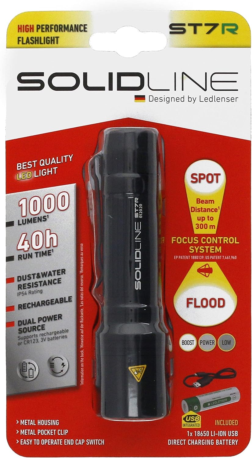 Solidline ST7R Rechargeable Flashlight