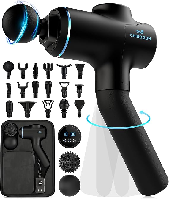 Massage Gun, Deep Tissue Percussion Muscle Massager Gun - Perfect Men's Gift - Muscle Massage Gun, Deep Tissue Massage Gun, Deep Tissue Massager, Percussion Massage Gun Massager