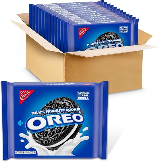 OREO Chocolate Sandwich Cookies, 12-13.29 oz Packs