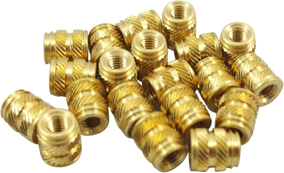 [initeq] #6-32 Threaded Heat Set Inserts for 3D Printing (20, Long)
