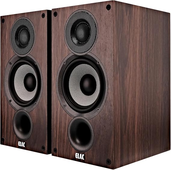 Elac B5.2 Debut 2.0 Bookshelf Speakers Walnut
