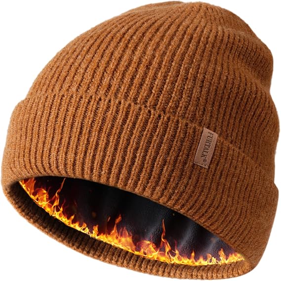 FURTALK Winter Hat for Men Women Fleece Lined Beanie Warm Outdoor Skull Cap
