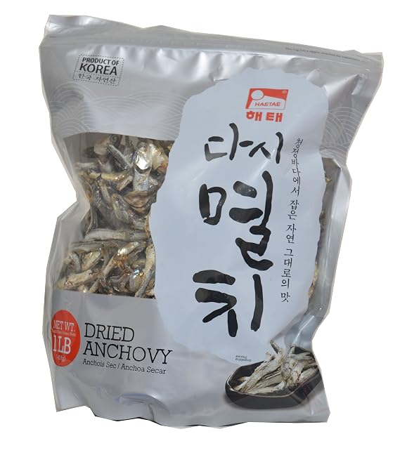Haetae 1 Lb. Dried Anchovy (for Soup Stock)-pack of 1