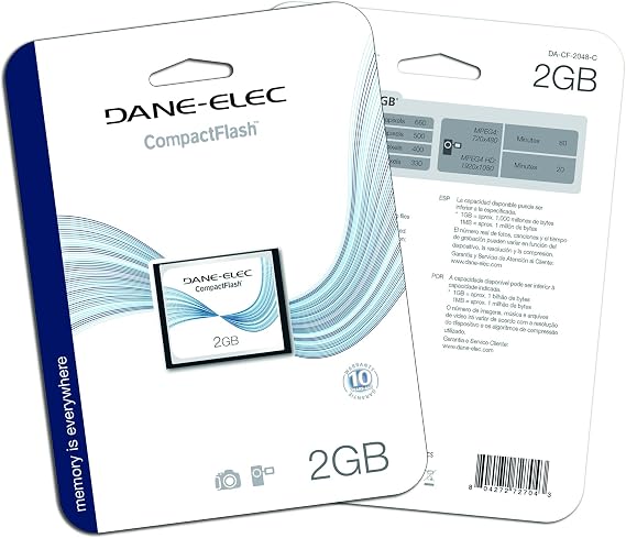 2 GB CompactFlash Memory Card DA-CF-2048-R