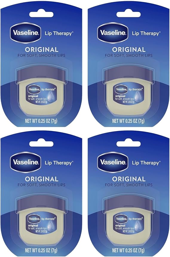 Vaseline Lip Treatment Original Mini, 25 ounces (Pack of 4)