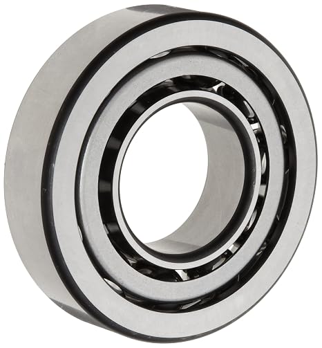 FAG 7220B-TVP-UO Angular Contact Ball Bearing, Single Row, Open, 40 Contact Angle, Polyamide/Nylon Cage, Normal Clearance, Metric, 100mm ID, 180mm OD, 34mm Width, 3800rpm Maximum Rotational Speed, 27500lbf Static Load Capacity, 30000lbf Dynamic Load Capacity,