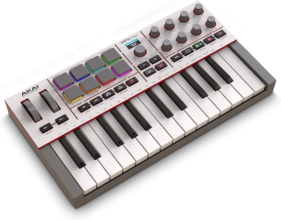 Akai Professional MPK Mini IV 25 Key USB-C MIDI Keyboard Controller Gray