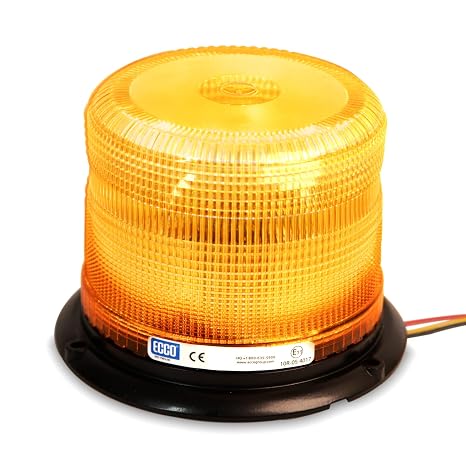 Ecco Strobe Light,Amber,Flashing 6550A - 1 Each