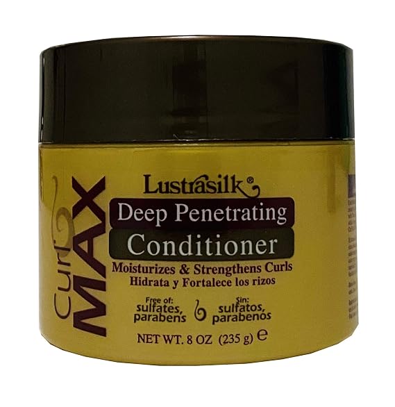 Lustrasilk Curl Max Deep Penetrating Conditioner 8oz by Curl Max