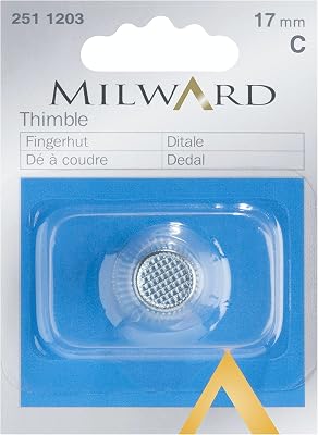Milward Thimble, 17mm, Silver