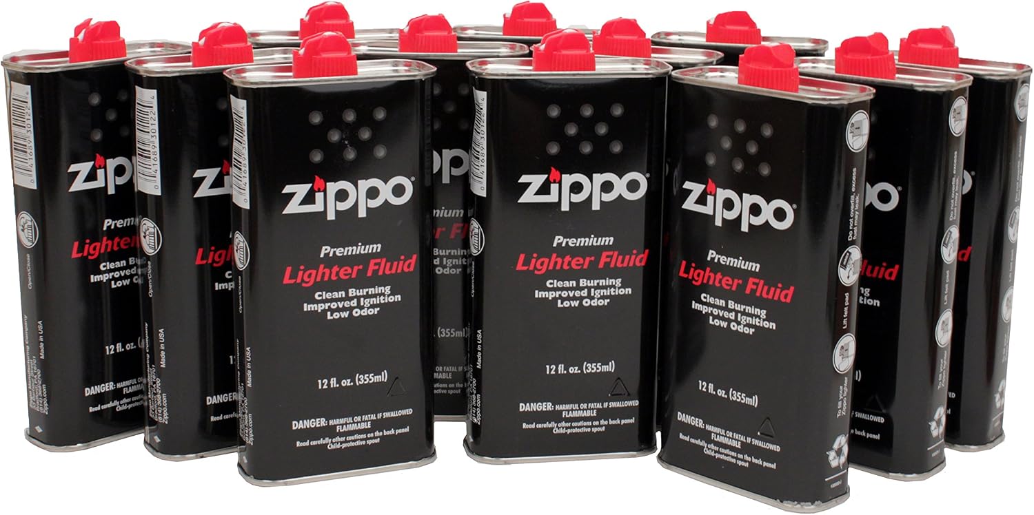 Zippo Outdoors 12 Cans Lighter Fuel