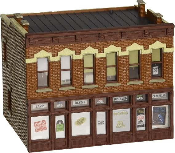 Walthers Trainline Gemini Building 931-806 HO Scale Model Railroad - Structure Assembled Model