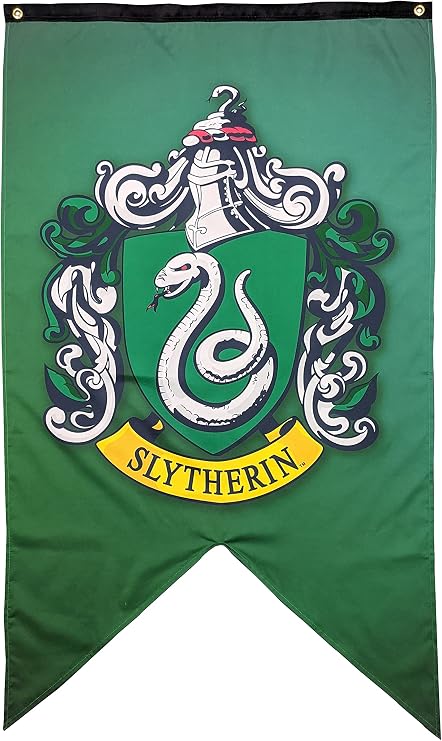 Harry Potter Wall Banner - Large Size 30" x 50" - Indoor Fabric Banner (Slytherin)