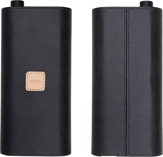 MITER Case for iFi Micro iDSD Diablo/Diablo X, Handmade MITER Artificial PU Leather CASE Cover, Black