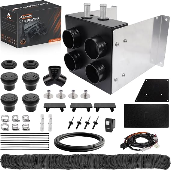 Cab Heater Compatible with Honda Pioneer 1000-3 2016-2025 & Honda Pioneer 1000-5 2016-2025, 4 Vents 18,000 BTU heater Replace# SSHK915-00
