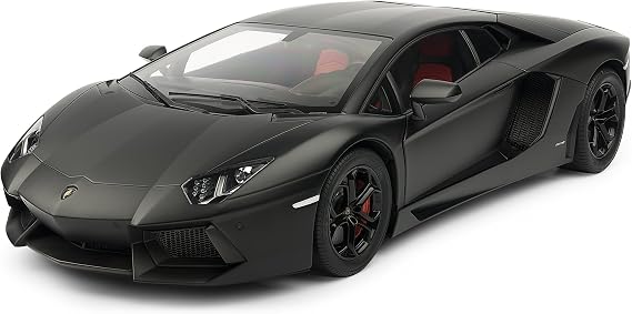Pocher Lamborghini Aventador LP 700-4 Nero Nemesis HK102 Model Kit (1:8 Scale), Black, One Size