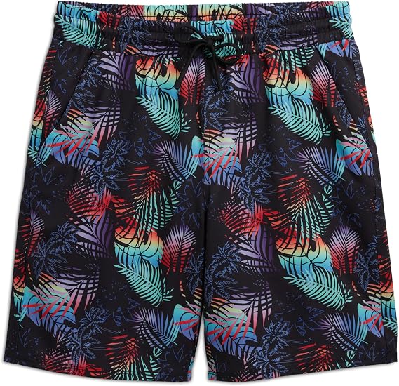TomboyX Swim 9" Lined Board Shorts, Bathing Suit Athletic Sports Bottom Mid-Rise Trunks, UPF 50 Sun Protection, (XS-6X)