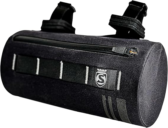 SILCA Grinta Bicycle Handlebar Bag | 2L Capacity | Semi-rigid design with removeable rigid insert | Weatherproof welded design with YKK waterproof zipper.