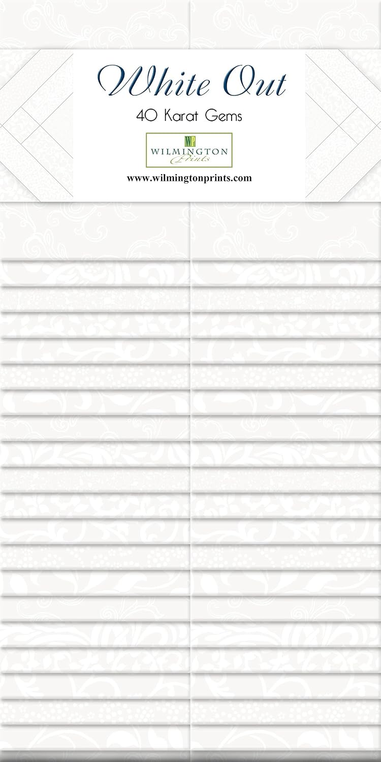 Wilmington Prints White Out-40 Karat Gems, Cotton