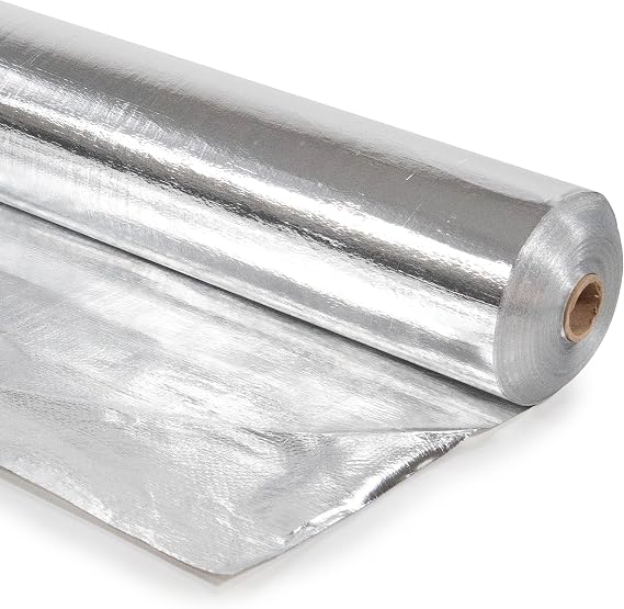 Ultra NT Solid SCIF Radiant Barrier 4' x 250' (1000 Square Feet), Non-Perforated SCIF Radiant Barrier Foil for RF Shielding Material to Prevent Electronic Surveillance, EMI, Other Threats