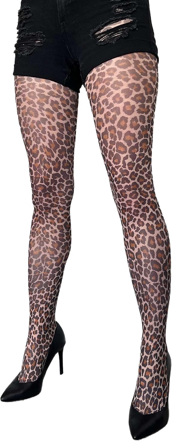 Leopard Tights For Women