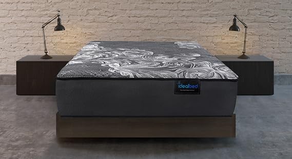 iDealBed iQ5 Luxury Hybrid Mattress, Medium Firm, Smart Adapt Hybrid Foam & Coil System for Temperature Regulation, Pressure Relief, and Support, Made in USA