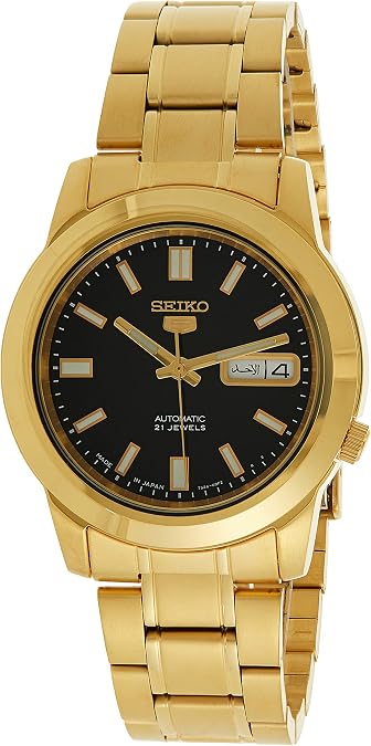 SEIKO 5 Automatic Black Dial Men's Watch SNKK22J1