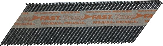 SP12DXRHG 3-1/4-by-0.120-Inch Tri-Coat Galvanized Ring Clipped Head Nail for 30-33 Degree Nailers, 1000-Count