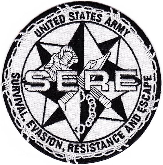 Army SERE School Collectible Novelty Patch Survival Evasion Resistance Escape