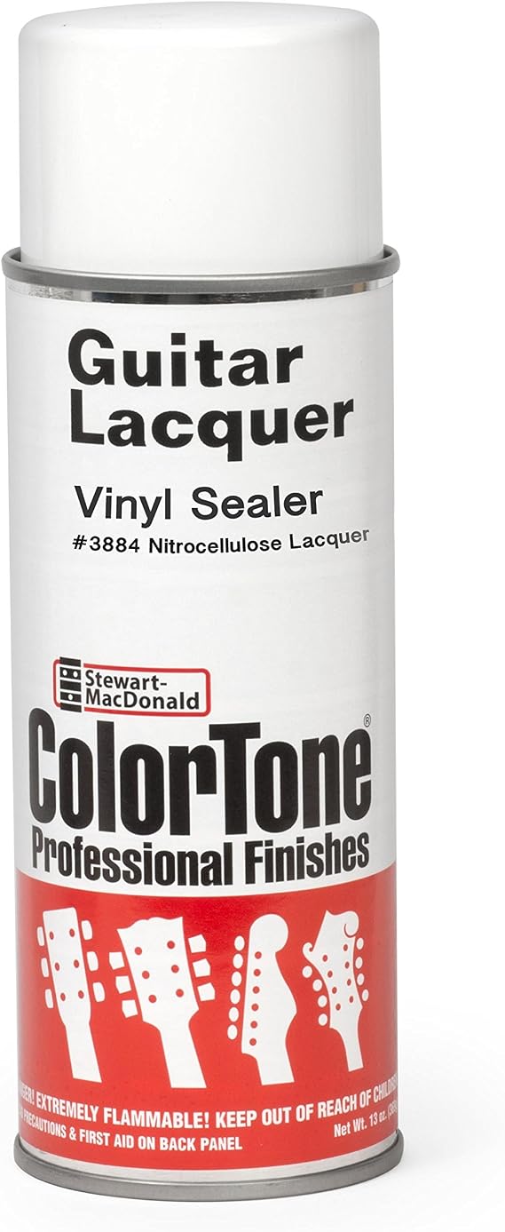 ColorTone Aerosol Guitar Lacquer, Clear Vinyl Sealer, 13 Ounce Can (3884)