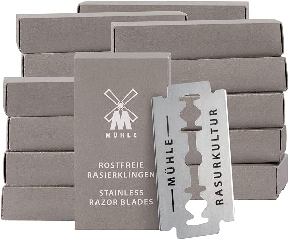 MÜHLE Double Edge Razor Blades 20 Packs of 10 Sleeve