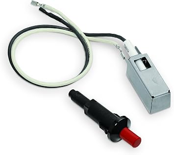 Weber Grill Igniter Kit Replacement Ignition System for Genesis Silver/Gold/Platinum and Spirit 200/300 Series, PushButton Ignition with Wires and GasCatcher Chamber