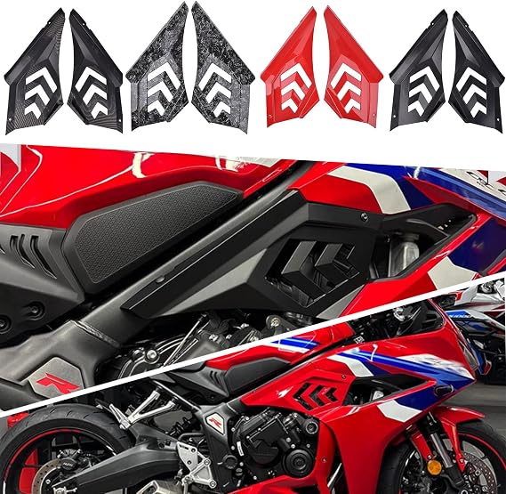 Side Panel Custom Side Cowl Set Side Cover Side Spoiler Left and Right Set for Honda CBR 650R CBR 650 R Accessories 2024-2026 Carbon Tone