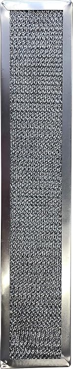Filter Everything GE Replacement Aluminum Range Filter Compatible with 99010263, WB02X8379, WB2X8379, G-8111 6-1/8 x 23-3/8 x 3/32 PTLS 1-Pack