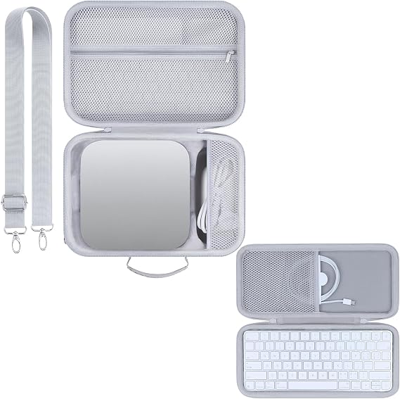 Storage Case Compatible with Apple Mac Studio M4 M3 M2 M1 Max/Ultra Desktop Computer + Mini Magic Keyboard Case