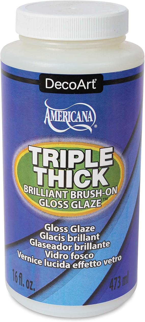 Thick Gloss Glaze, Triple Strength by DecoArt