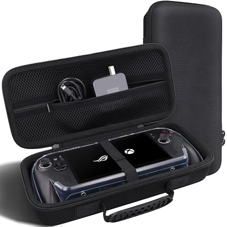 co2CREA Hard Carrying Case for ASUS ROG Xbox Ally / X 7" 2025, Black