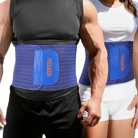 Umbilical Hernia Belt - For Men and Women Abdominal Hernia Binder for Belly Button Navel Hernia Support, Helps Relieve Pain - for Incisional, Epigastric, Ventral