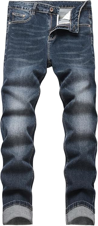Men's Slim Fit Stretch Jeans for Men Fashion Denim Pants