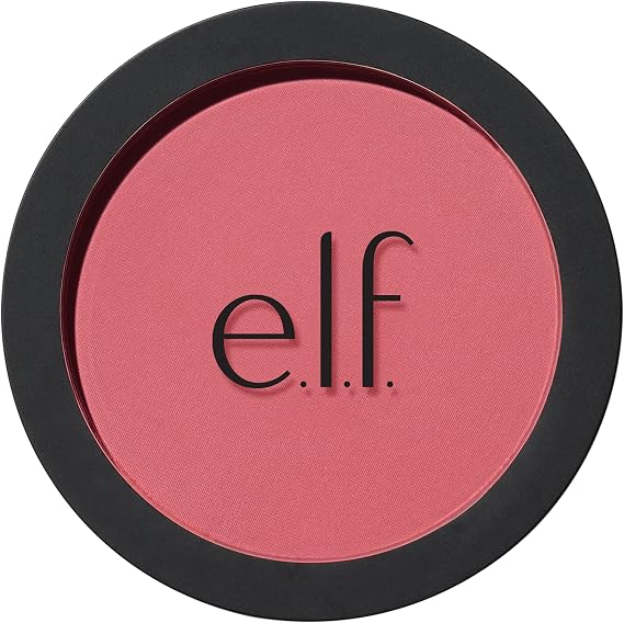 e.l.f. Primer-Infused Blush, Long-Lasting & Budge-Free Makeup, Lightweight Feel & Medium Coverage, Vegan & Cruelty-Free, Always Tempting | Long-Lasting, Lightweight & Buildable Powder Blush, Delivers A Matte Finish, Vegan & Cruelty-Free