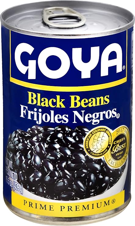 Goya, Beans Black, 15.5 Ounce