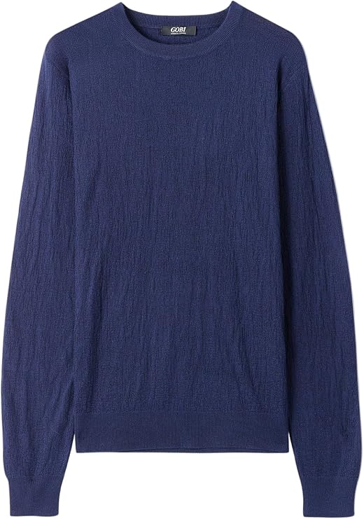Lightweight Silk Cashmere Textured Sweater