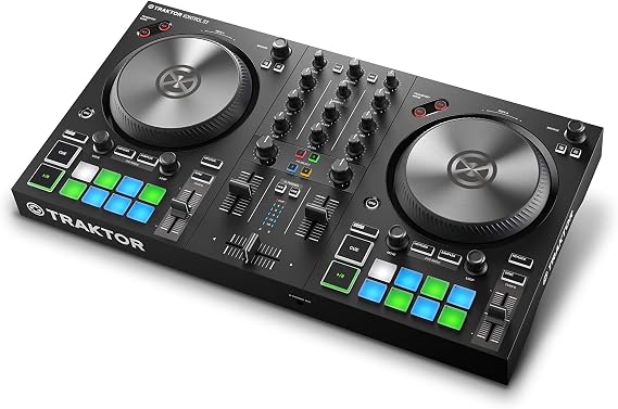 Native Instruments Traktor Kontrol S2 Mk3 DJ Controller, Black (25421)