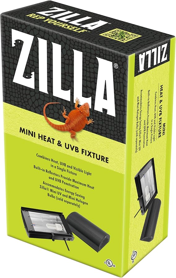 Zilla Reptile Terrarium Mini Heat & UVB Light Fixture