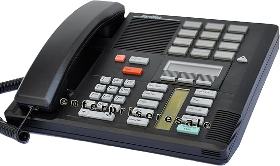 Nortel/Meridian M7310 PBX Black 4-7 Line Telephone with Speaker (Norstar NT8B20)