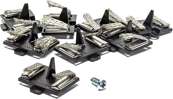 Scalextric G8047 Micro Scalextric Spare Guide Blade Pack of 8, Screw Slot Car Track Accessories - Slot Car Tools & Parts for Maintenance, Blade for Cars & Toy Race Tracks - Slot Car Sets Accessory